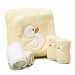 Spasilk 100-Percent Cotton Hooded Terry Bath Towel with 4 Washcloths, Yellow