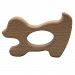 Baoblaze Baby Kids Natural Wooden Teether Animal Shape Handmade Teething Toy Shower DIY Craft Gift - Wood, Puppy
