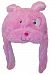 Best Winter Hats Girl's Baby/Toddler Fleece Hat with Puppy Face (One Size) - Medium Pink