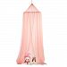 Princess Bed Canopy, Homeey Canopy Tent Reading Canopy Pink Crib Canopy Play Canopy for Kids and Girls Bed