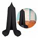Joyeveri Mosquito Net Canopy, Dome Princess Bed Canopy Reading Playing Tents for Childrens Indoor Games House Kids Room 240CM / 94.5IN (Black)