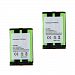 Panasonic KX-TG6054 Cordless Phone Battery Combo-Pack includes: 2 x UL107 Batteries