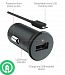 Turbo Fast Powered 15W JBL JBL Everest Elite 700 Bluetooth Headphones Car Charger with Detachable Hi-Power MicroUSB Cable!