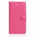 Google Nexus 6 Case, Mixneer Fashion Premium Wallet Folio Sleeve Magnetic PU Flip Leather Holder Stand Soft TPU Inner Bumper Protective Case Cover for Google Nexus 6 - Rose