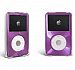 Purple Apple iPod Classic Hard Case with Aluminum Plating 80gb 120gb 160gb