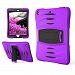 New iPad 2017 iPad 9 7 inch Case, Ratesell Full-body Shock Proof Hybrid Heavy Duty Armor Protective Case Cover w/ Kickstand and Screen Protector for iPad 9.7 inch 2017 (Purple)