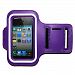Premium Jogging Running Sport workout GYM Armband Case for iPhone SE / iphone 5 / iphone 5S / iphone 5C / iPod touch5 (Purple)