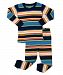 Leveret Striped 2 Piece Pajama Set 100% Cotton (18-24 Months, Colorful)