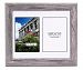 CreativePF- 2 Opening Glass Face Driftwood Picture Frame to hold 5 by 7 inch Photographs including 10x12-inch White Mat Collage