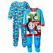 Thomas and Friends 2 pack Blanket Sleeper Pajamas (4T, Blue Thomas)
