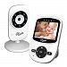 Video Baby Monitor, Wireless Baby Security Camera Monitors, Two Way Talk with Long Range Features, 2.4inch Screen with Temperature Monitoring Night Vision Sensor for Babies