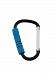 Snowmanna-1PC XL Carabiner with Thickening Colorful Sponge Mummy Buggy Clips Shopping Buckle Pushchair Pram Hook for Baby Stroller, Diaper Bags, Roller Shoes, Toys Plus Free Bonus Keyrings(Blue)