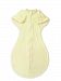 SwaddleDesigns Swaddle Sack with Arms Up, Pastel Yellow, Small, 0-3Mo, 6-14 lbs