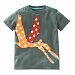 FANOUD Toddler Kids Baby Boys Girls Short Sleeve Clothes Cartoon Tops T-Shirt Blous (Army Green, 120)