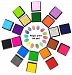 Finger Ink Pads, Proboths 20 Colors Washable Rainbow Craft Finger Ink Pad Set for Kids, DIY, Rubber Stamp Card Making and Wedding Fingerprint Tree