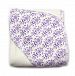 Kate Quinn Organic Hooded Towel (Onesize, Lilac Wallpaper)