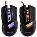 MAXTREE Gaming Mouse, Ergonomic Optical USB Wired Computer Gaming Mice for Pro Gamers, 6 Button and 4 Adjustable DPI Levels, 7 Soothing LED Color Conversion, Black