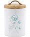 Closeout! Thirstystone Small Floral Canister with Wood Top