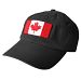 Canada Flag Relaxed Fit Cap (Black)