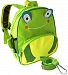3D Frog Toddler Safety Harness +Detachable Leash Backpack by Boxiki Kids. Little Kids Anti-Lost Backpack. Lightweight Animal Backpack for Kids. Small backpack for kids with Toddler Harness