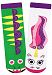 Fun Kids Dragon and Unicorn Socks - Mismatched Friends With Grips (Age 1-3)