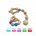 INCHANT Baby Bracelet Wooden Teether Eco-friendly Baby Teething Toys Infant Chewable and Pacifier Chain , Great Gift for baby