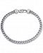 Esquire Men's Jewelry Herringbone Bracelet in Stainless Steel, Created for Macy's