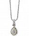 Balissima by Effy Diamond Two-Tone 18" Pendant Necklace (1/10 ct. t. w. ) in Sterling Silver & 18k Gold