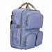Dovewill Mummy Nursing Bag Baby Nappy Bag Set Backpack - Blue purple, as described