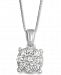 Diamond Pendant Necklace in 14k White Gold (1 ct. t. w. )
