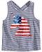 Epic Threads Little Girls Striped Graphic-Print Tank Top, Created for Macy's