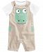 First Impressions 2-Pc. T-Shirt & Alligator Overall Set, Baby Boys, Created for Macy's