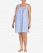 Eileen West Plus Size Venise-Lace Woven Cotton Nightgown