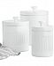 Martha Stewart Collection Set of 3 Basketweave Canisters, Created for Macy's