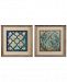 Uttermost Stained Glass Indigo 2-Pc. Wall Art Set