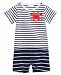 First Impressions Striped Crab Cotton Romper, Baby Boys, Created for Macy's