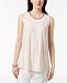 Alfani Embellished-Neck Top, Created for Macy's