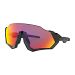 Flight Jacket - Polished Black/Matte Black - Prizm Road Lens Sunglasses