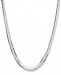 Giani Bernini Flat Snake 18" Chain Necklace in Sterling Silver, Created for Macy's