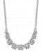 Danori Silver-Tone Crystal Statement Necklace, 14" + 4" extender, Created for Macy's