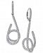 Danori Pave Swirl Drop Earrings, Created for Macy's