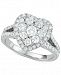 Diamond Heart Cluster Engagement Ring (1-1/2 ct. t. w. ) in 14k White Gold