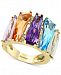 Mosaic by Effy Multi-Gemstone (10-1/4 ct. t. w. ) & Diamond Accent Statement Ring in 14k Gold
