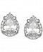 Giani Bernini Cubic Zirconia Halo Stud Earrings in Sterling Silver, Created for Macy's
