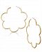 kate spade new york 14k Gold-Plated Scallop Hoop Earrings