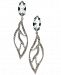 Danori Silver-Tone Marquise Crystal Drop Earrings, Created for Macy's
