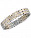 Esquire Men's Jewelry Diamond Two-Tone Bracelet (1/2 ct. t. w. ) in Stainless Steel & Gold-Tone Ion-Plating, Created for Macy's