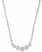 Pave Classica by Effy Diamond Bezel 18" Collar Necklace (9/10 ct. t. w. )