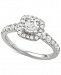 Diamond Halo Engagement Ring (7/8 ct. t. w. ) in 14k White Gold