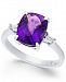 Amethyst (2-7/8 ct. t. w. ) & Diamond Accent Ring in Sterling Silver
